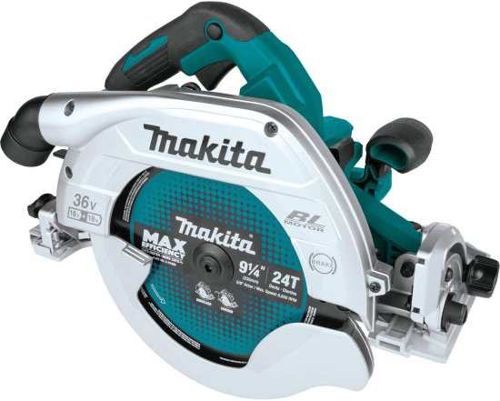 Makita マキタ XSH10Z 18V X2 LXT? Lithium-Ion (36V) Brushless Cordless 9-1/4” Circular Saw with Guide Rail Compatible Base AWS?