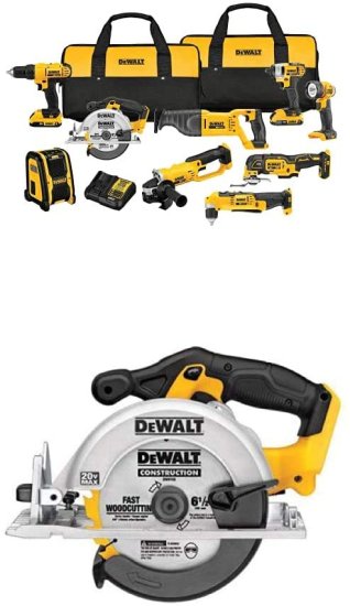 Dewalt デウォルト DCK940D2 20V MAX Lithium Ion 9-Tool Combo Kit and Circular Saw