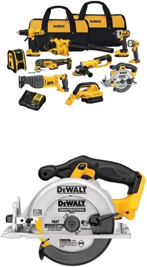 Dewalt デウォルト DCK1020D2 20V Combo Kit and Circular Saw