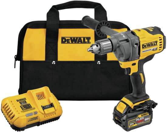 Dewalt デウォルト 60V MAX Cordless Drill For Concrete Mixing E-Clutch System (DCD130T1)