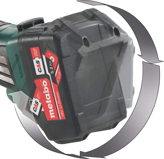 Metabo GA 18 LTX G BARE 18V High Torque Die Grinder Bare, Green/Black_3