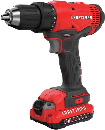 CRAFTSMAN V20* Cordless Drill/Driver Kit (CMCD701C2)