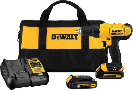 Dewalt デウォルト 20V Max Cordless Drill / Driver Kit, Compact, 1/2-Inch (DCD771C2)の通販は