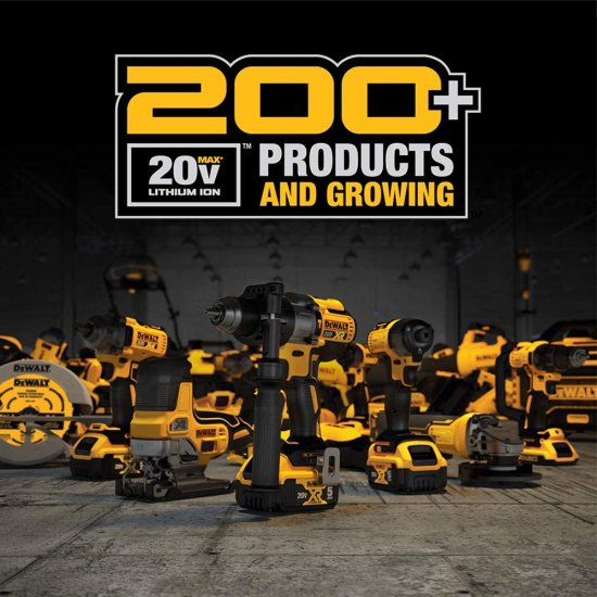 Dewalt デウォルト 20V Max Cordless Drill / Driver Kit, Compact, 1/2-Inch (DCD771C2)