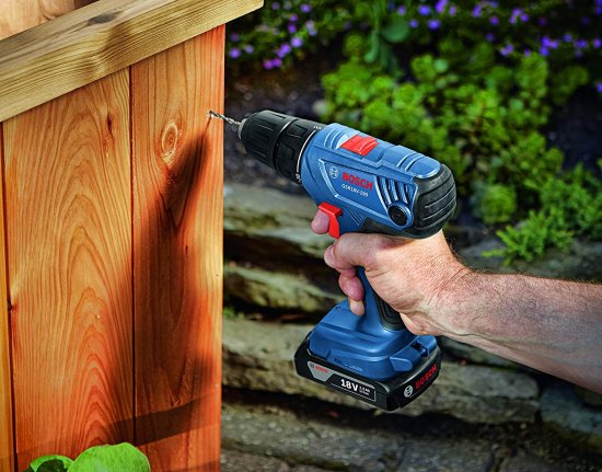 BOSCH ボッシュ 18V Compact 1/2" Drill/Driver Kit with (2) 1.5 Ah Slim Pack Batteries GSR18V-190B22_4