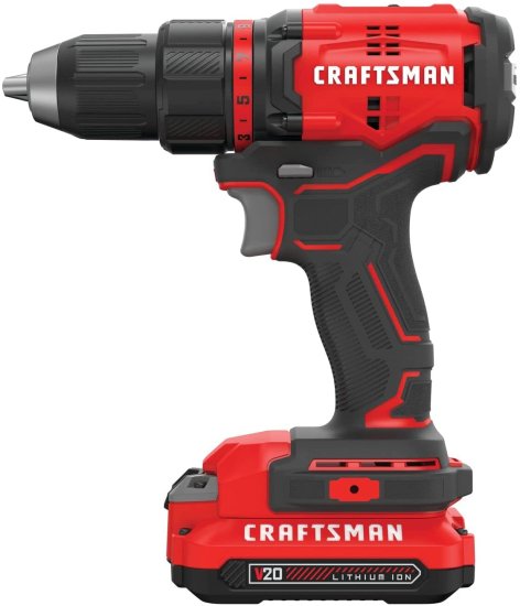 CRAFTSMAN V20* Cordless Drill/Driver Kit, Brushless (CMCD710C2)_1
