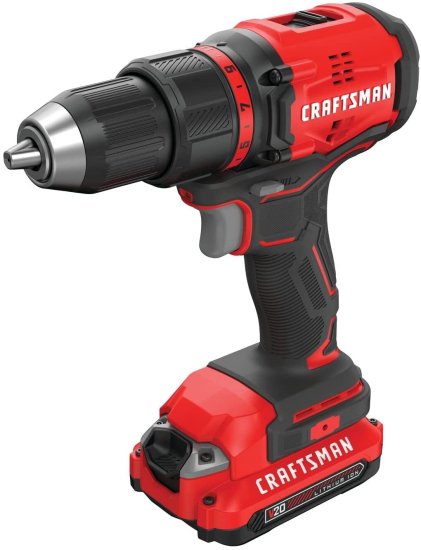 CRAFTSMAN V20* Cordless Drill/Driver Kit, Brushless (CMCD710C2)_2