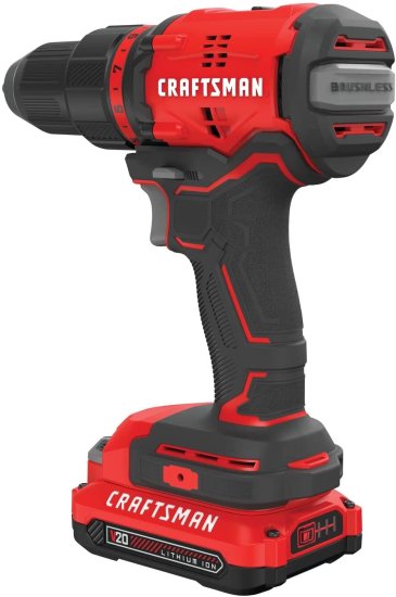 CRAFTSMAN V20* Cordless Drill/Driver Kit, Brushless (CMCD710C2)_4