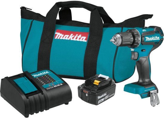Makita マキタ XFD13SM1 18V LXT? Lithium-Ion Brushless Cordless 1/2" Driver-Drill Kit (4.0Ah)