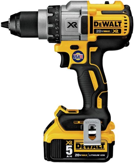 Dewalt デウォルト 20V MAX XR Brushless Drill/Driver 3-Speed, Premium 5.0Ah Kit, Cordless (DCD991P2)_2