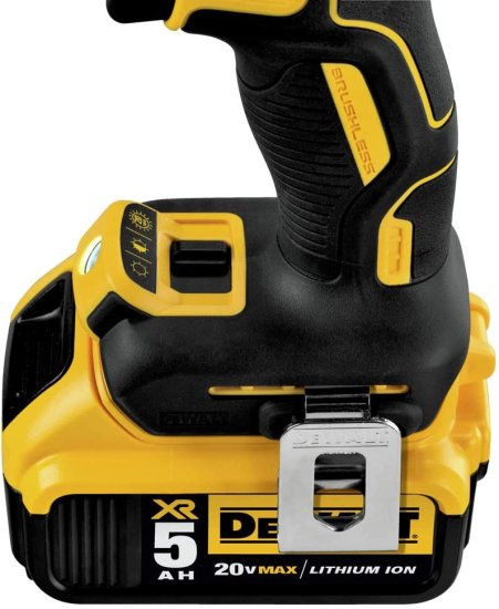 Dewalt デウォルト 20V MAX XR Brushless Drill/Driver 3-Speed, Premium 5.0Ah Kit, Cordless (DCD991P2)_7