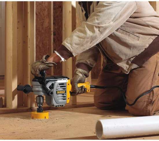 Dewalt デウォルト Electric Drill, Stud & Joist with Clutch, 1/2-Inch, Variable Speed Reversible (DWD450)