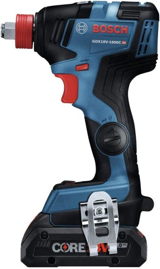 BOSCH ボッシュ GXL18V-224B25 18V 2-Tool Combo Kit with Connected Freak 1/4 In. and 1/2 In. Two-In-One Bit/Socket Impact Driver and Brute Tough 1_2