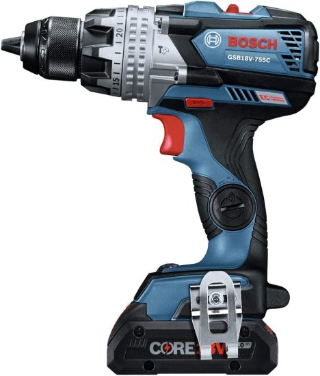 BOSCH ボッシュ GXL18V-224B25 18V 2-Tool Combo Kit with Connected Freak 1/4 In. and 1/2 In. Two-In-One Bit/Socket Impact Driver and Brute Tough 1_3