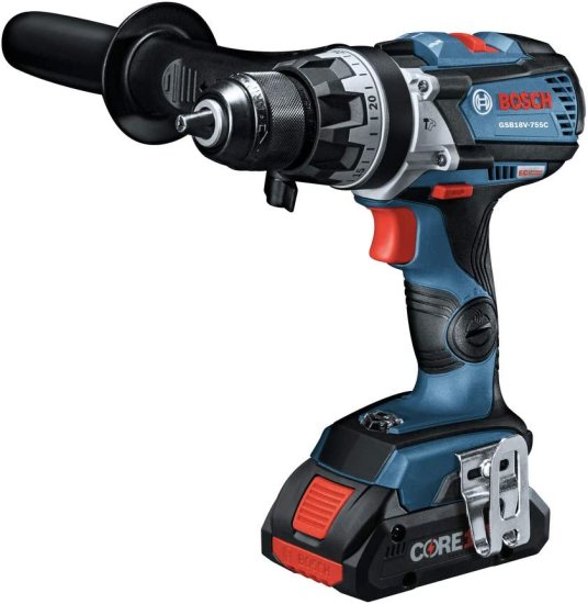BOSCH ボッシュ GXL18V-224B25 18V 2-Tool Combo Kit with Connected Freak 1/4 In. and 1/2 In. Two-In-One Bit/Socket Impact Driver and Brute Tough 1_4
