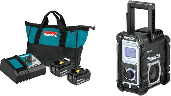 Makita マキタ BL1840BDC2 18V LXT Lithium-Ion Battery and Rapid Optimum Charger Starter Pack (4.0Ah) with XRM06B 18V LXT / 12V max CXT Lithium-Io 48,120円