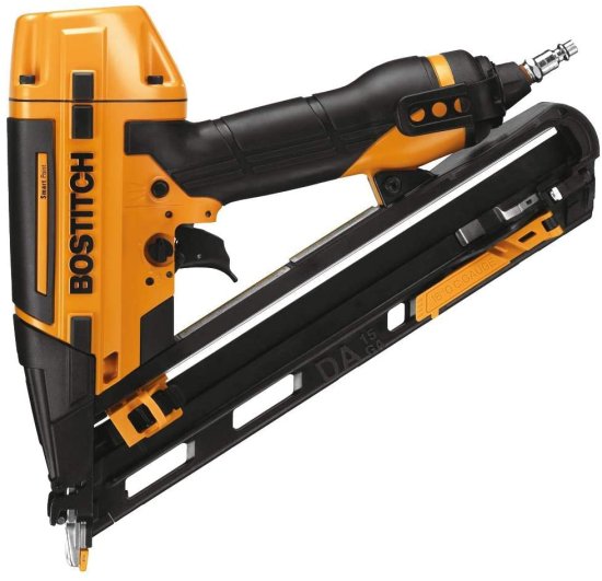 BOSTITCH Finish Nailer Kit, 15GA, DA Style with SmartPoint (BTFP72155)