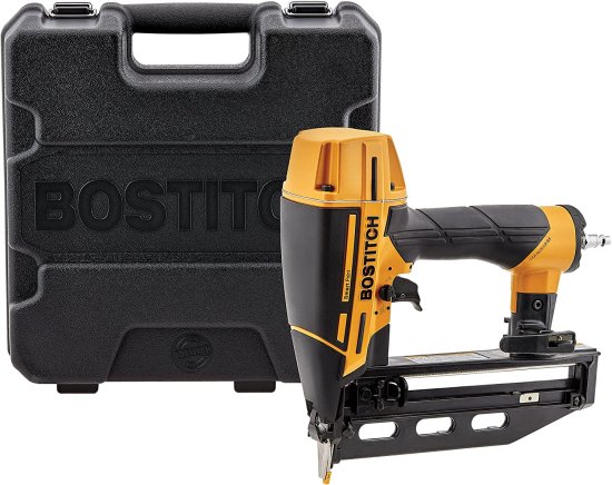 BOSTITCH Finish Nailer Kit, 16GA, Smart Point, Pneumatic (BTFP71917)