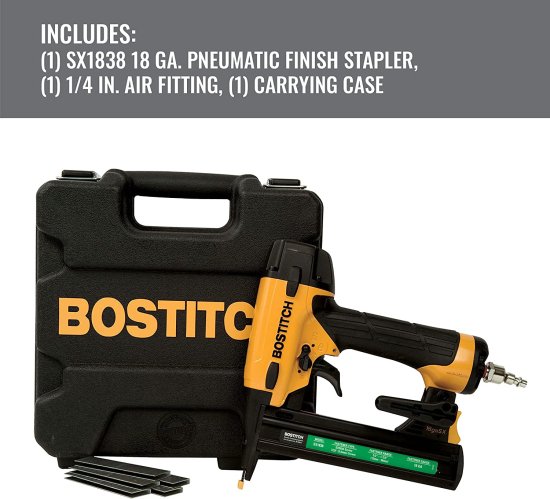 BOSTITCH Crown Stapler, Narrow, 18GA (SX1838K)