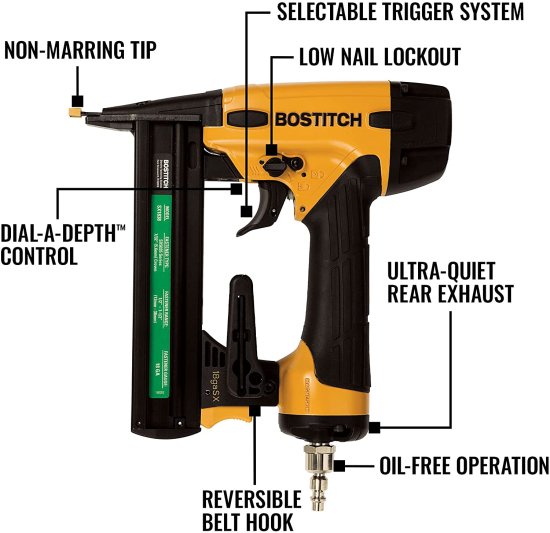 BOSTITCH Crown Stapler, Narrow, 18GA (SX1838K)