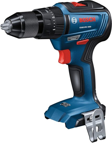 BOSCH ボッシュ GSB18V-490N 18V EC Brushless 1/2 In. Hammer Drill/Driver (Bare Tool)