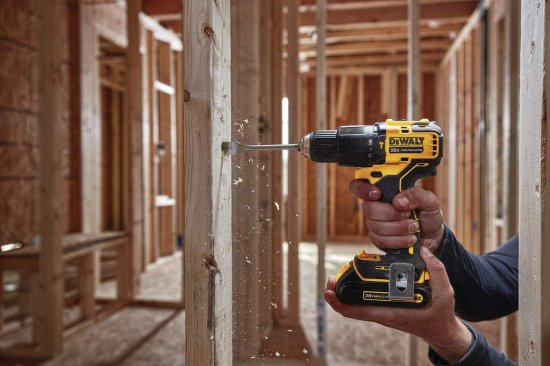 Dewalt デウォルト ATOMIC 20V MAX Hammer Drill, Cordless, Compact, 1/2-Inch, Tool Only (DCD709B)
