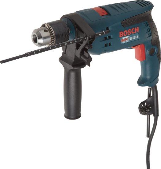 BOSCH ボッシュ 1191VSRK 120-Volt 1/2-Inch Single-Speed Hammer Drill,Blue