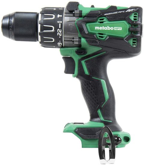 Metabo HPT 36V MultiVolt Hammer Drill | Tool Only - No Battery | Brushless Motor | 1/2-in Keyless Metal Chuck | DV36DAQ4