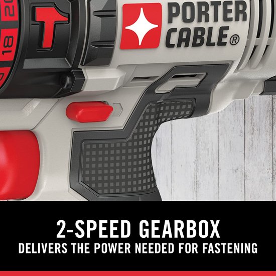 PORTER-CABLE 20V MAX Hammer Drill Kit, Compact, Cordless (PCC621LB)_4