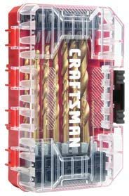CRAFTSMAN V20 Cordless Hammer Drill Kit with Drill Bit Set/Screwdriver Set, 21-Piece, Titanium (CMCD711C2 &amp; CMAM3211)_6