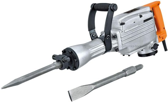CCTi 2200 Watt Electric Demolition Jack Hammer 1400 BPM Concrete Breaker, includes Point and Flat Chisels (Model: CDH65A)_1