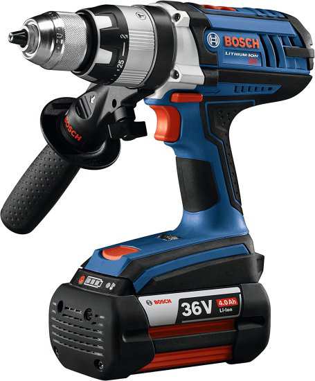 BOSCH ボッシュ 36V Hammer Drill/Driver Kit with (2) Fat Pack (4.0Ah) Batteries HDH361-01