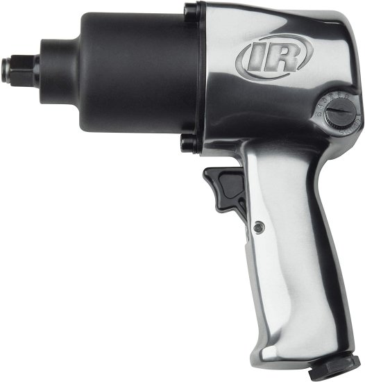 Ingersoll Rand 231C 1/2” Drive Air Impact Wrench ? Lightweight, Max 600 ft-lbs Torque Output, Adjustable Power, Twin Hammer, Silver, 3.4 x 8.2の通販は