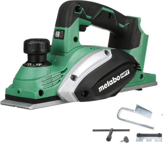 Metabo HPT 18V MultiVolt? Cordless Hand Planer | Tool Only - No Battery | 3-1/4-Inch | P18DSLQ4