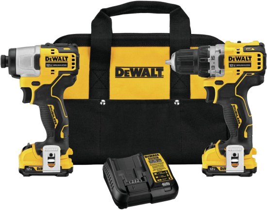 Dewalt デウォルト XTREME 12V MAX Cordless Drill Combo Kit (DCK221F2)
