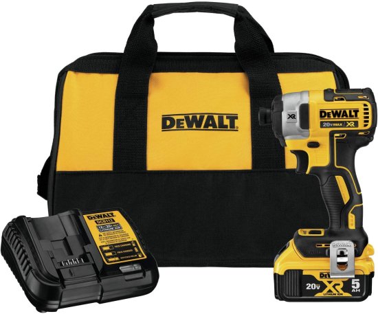 Dewalt デウォルト 20V MAX* XR Impact Driver, 3-Speed, 1/4-Inch (DCF887P1)