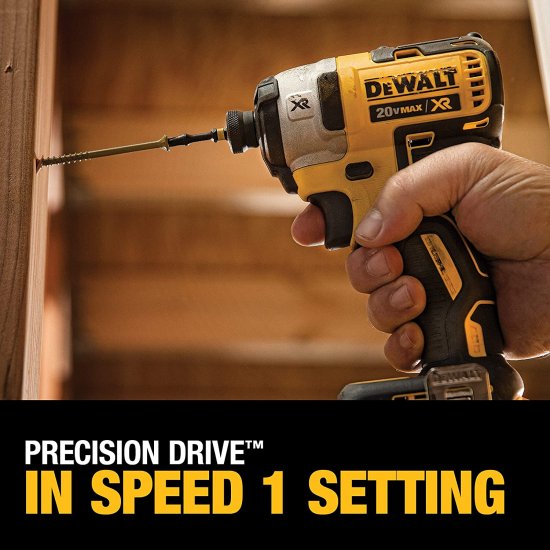 Dewalt デウォルト 20V MAX* XR Impact Driver Kit, Brushless, 3-Speed, 1/4-Inch, 4.0-Ah (DCF887M2)_3
