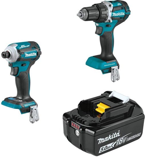 Makita マキタ XDT16Z 18V LXT Brushless 4-Speed Impact Driver, XFD12Z 18V LXT  Compact Brushless 1/2