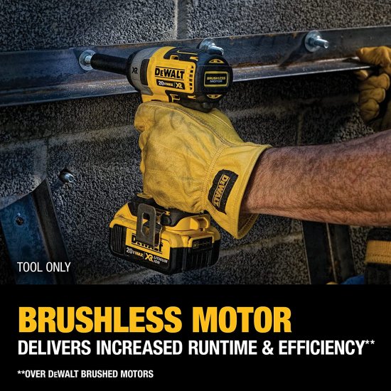 Dewalt デウォルト 20V MAX XR Cordless Impact Wrench with Hog Ring, 3/8-Inch, Tool Only (DCF890B)_2