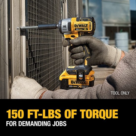 Dewalt デウォルト 20V MAX XR Cordless Impact Wrench with Hog Ring, 3/8-Inch, Tool Only (DCF890B)_4