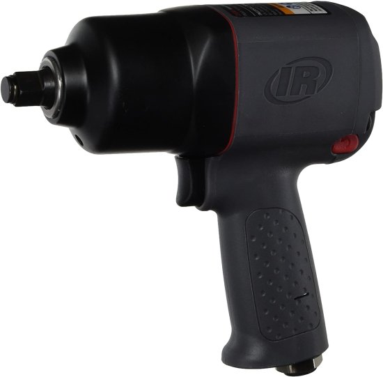 Ingersoll Rand 2130 1/2" Drive Air Impact Wrench, 550 ft-lbs Max Torque Output, 7000 RPM, Heavy Duty, Lightweight, Use for Changing Tires, Auto