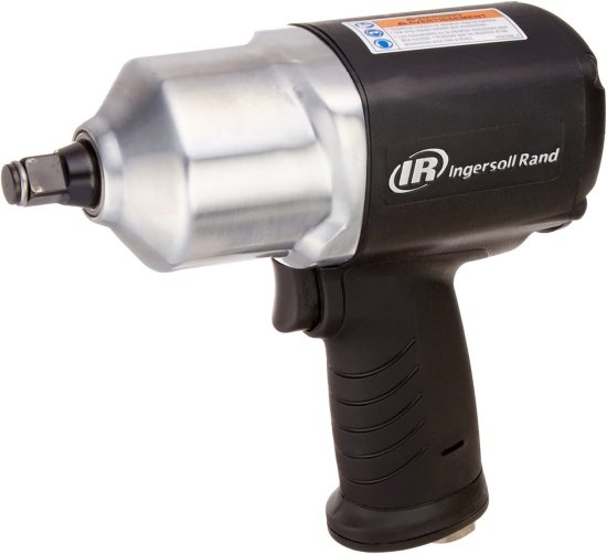 Ingersoll Rand Edge Series EB2125X 1/2" Composite Air Impact Wrench, 690 ft lbs Max Reverse Torque, Lightweight, One Hand Forward/Reverse Switch