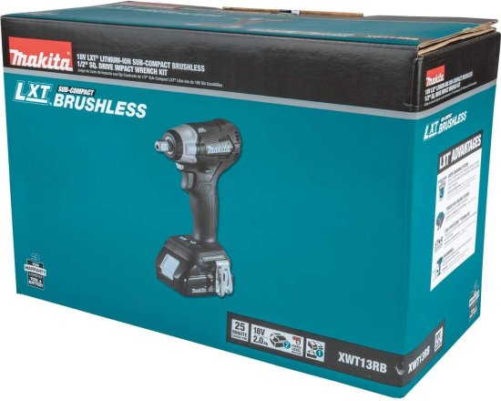 Makita マキタ XWT13RB 18V LXT Sub-Compact 1/2" Impact Wrench_8