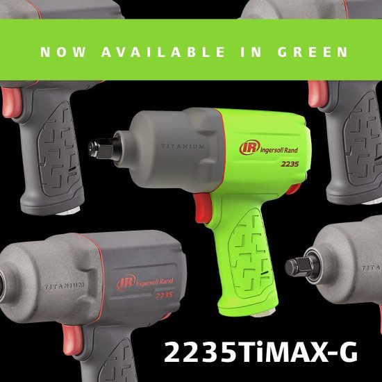 Ingersoll Rand 2235TiMAX-G 1/2” Drive Air Impact Wrench, Lightweight 4.6 lb Design, Powerful Torque Output Up to 1,350 ft/lbs, Titanium Hammer その他花・ガーデン・エクステリア・DIY工具