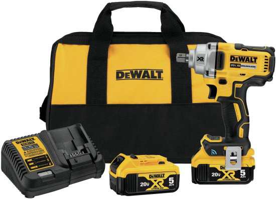 Dewalt デウォルト 20V MAX* Impact Wrench Detent Pin Anvil Kit Mid-Range Tool Connect 1/2-Inch (DCF896P2)