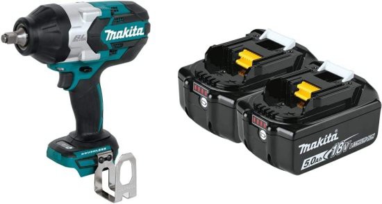 Makita マキタ XWT08Z LXT Lithium-Ion Brushless Cordless High Torque Square Drive Impact Wrench 18V/1/2