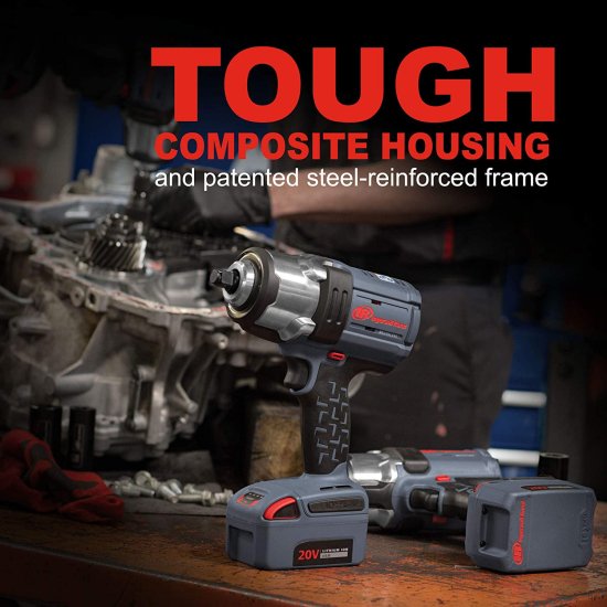 Ingersoll Rand W7152-K22 20V 1/2" Drive Cordless Impact Wrench 2 Battery Kit - High Torque, IQv Power Control w/4 Modes, Brushless Motor, LED Li_5