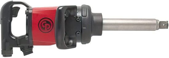 Chicago Pneumatic CP7782-6SS Heavy Duty 1-Inch Impact Wrench with 6-Inch Extended Anvil Plus Free 5-Piece Tire Service Socket Se