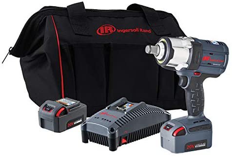 Ingersoll Rand W7172-K22 3/4" Impact Wrench and 2 Battery Kit, 4 Power Modes, Brushless Motor, 1500 ft-lbs Nut Busting Torque, 1000 ft-lbs Max T