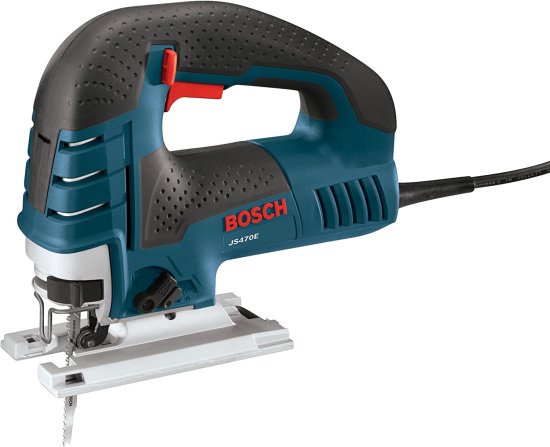 BOSCH ボッシュ Jig Saws - JS470E Corded Top-Handle Jigsaw - 120V Low-Vibration, 7.0-Amp Variable Speed For Smooth Cutting Up To 5-7/8" Inch on W